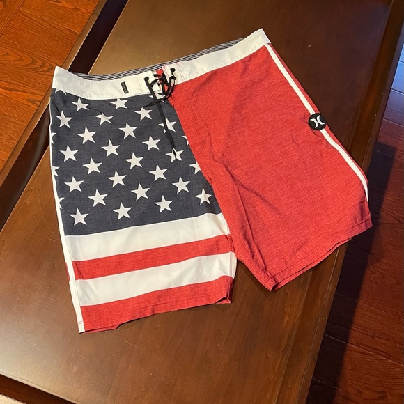Hurley Swim American Flag Board Shorts Poshmark